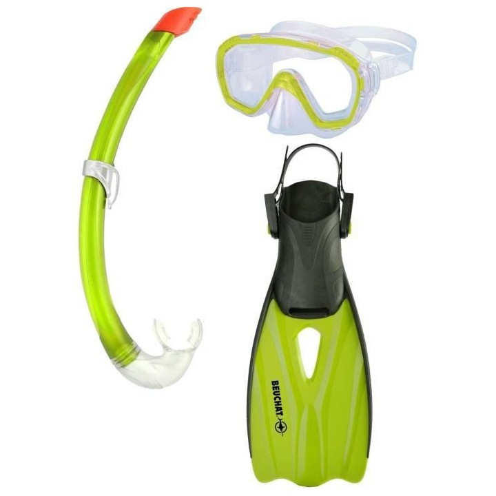 Kit Palmes Reglables Masque et Tuba - BEUCHAT - 30/32