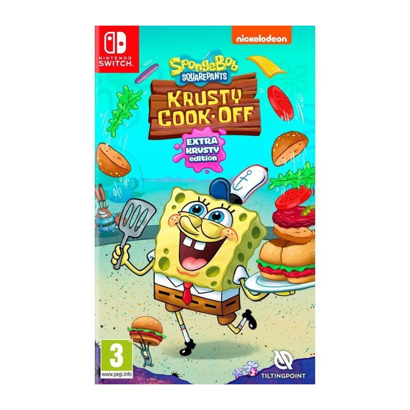 Bob l'éponge Cuisine en Folie - Extra Croustillante Edition Jeu Nintendo Switch