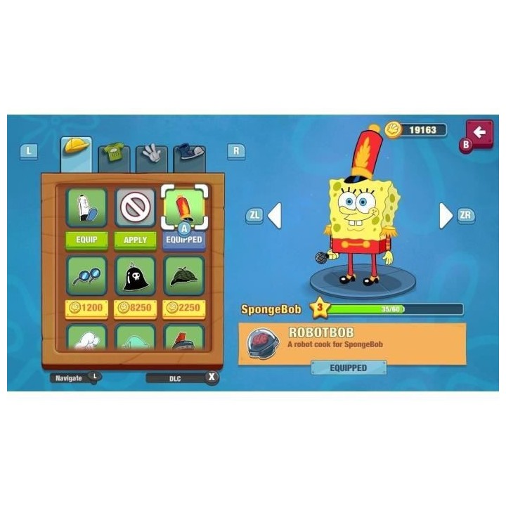 Bob l'éponge Cuisine en Folie - Extra Croustillante Edition Jeu Ninte