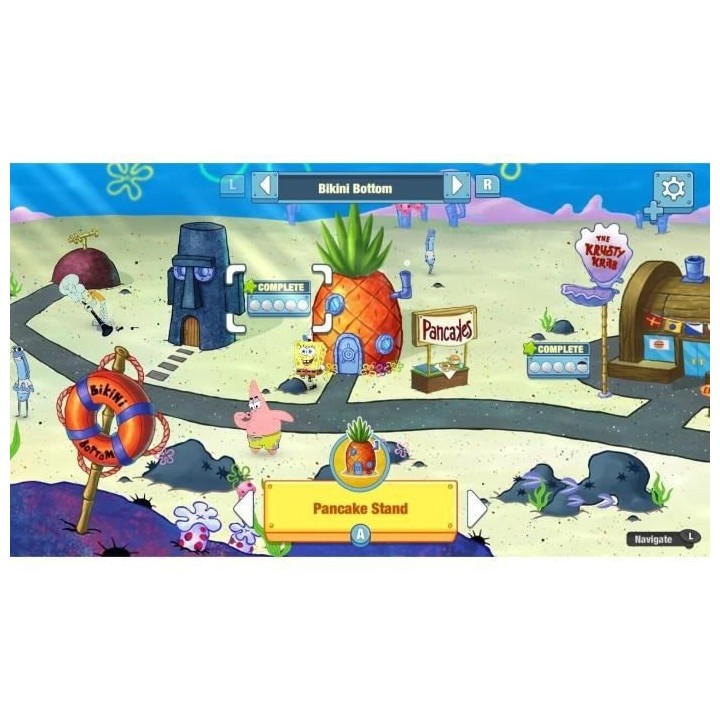 Bob l'éponge Cuisine en Folie - Extra Croustillante Edition Jeu Ninte