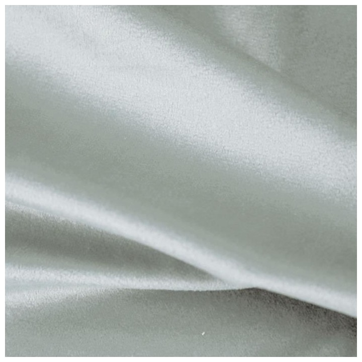 Rideau velours 100% Polyester - Gris clair - 140x250 cm