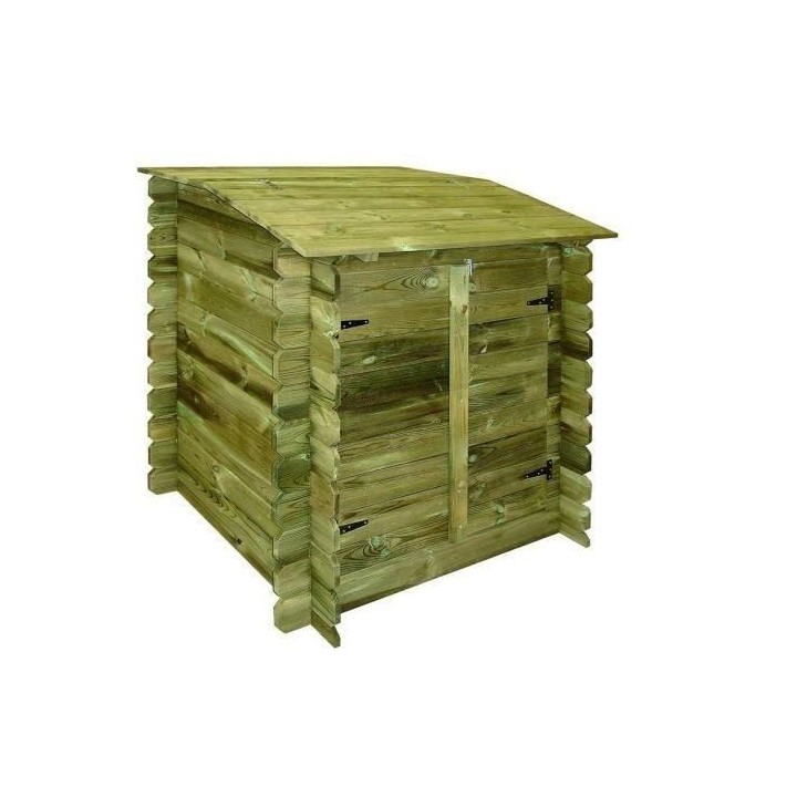 UBBINK Coffre de rangement pour filtration en bois de piscine