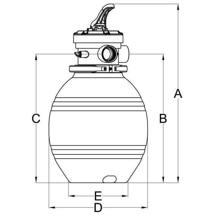 UBBINK Kit de Filtration a sable pour piscine Poolfilterset 300