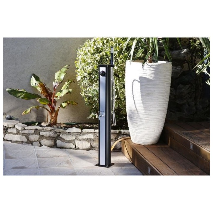 Douche extérieure solaire Solaris ELITE - Réservoir 18L - Mitigeur e