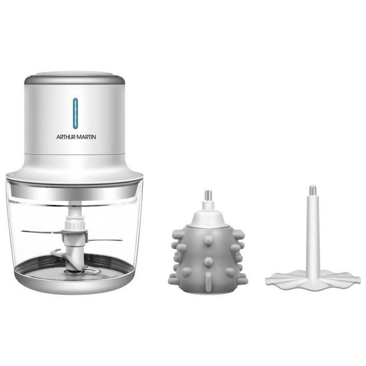 ARTHUR MARTIN AMH22 Hachoir multifonction sans fil - 20min d'autonomie