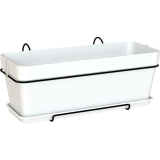 ARTEVASI - Kit Jardiniere capri 50cm v2 blanc 50,2 x 28,5 x h20,7 cm -