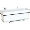 ARTEVASI - Kit Jardiniere capri 50cm v2 blanc 50,2 x 28,5 x h20,7 cm - 1,54l