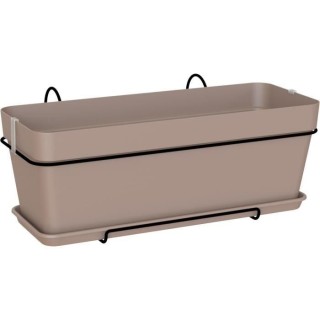 ARTEVASI - Kit Jardiniere capri 50cm v2 taupe 50,2 x 28,5 x h20,7 cm -