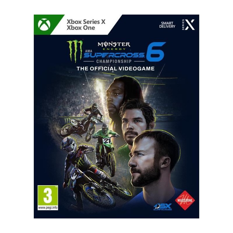 Monster Energy Supercross 6 - The Official Videogame Jeu Xbox One et Xbox Series