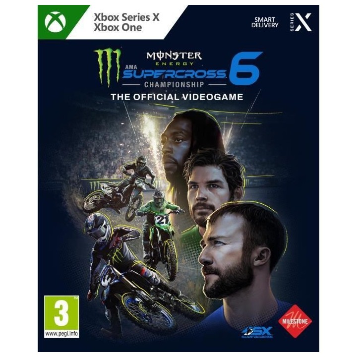 Monster Energy Supercross 6 - The Official Videogame Jeu Xbox One et X