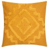 Coussin Tuft Inca - 40 x 40 cm - Jaune Ocre