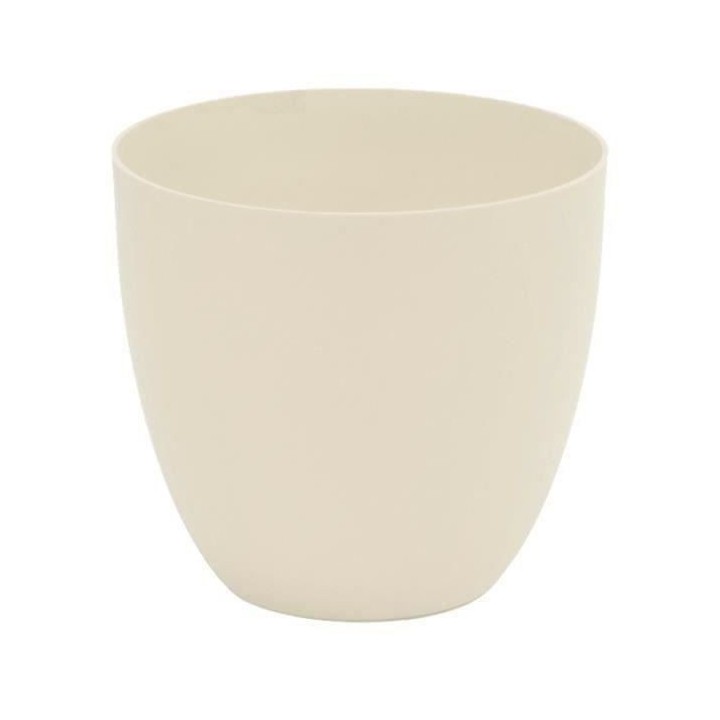 PLASTIKEN Bol Tes Cuenco - Ø48 x 42 cm - Ecru