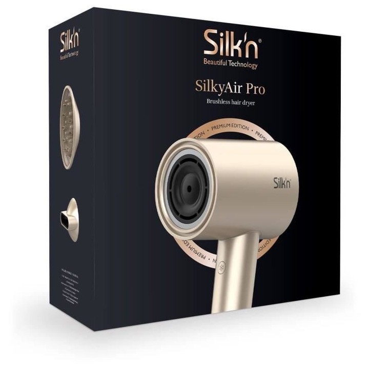 Séche cheveux moteur brushless SILK'N SilkyAir pro - HDB1PE1001 - Flu
