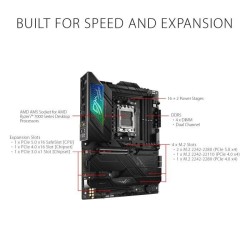 ASUS ROG STRIX X670E-F GAMING WIFI Carte mere Socket AM5 AMD X670