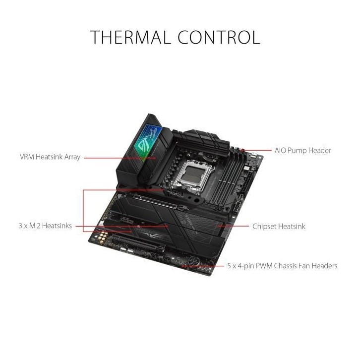 ASUS ROG STRIX X670E-F GAMING WIFI Carte mere Socket AM5 AMD X670