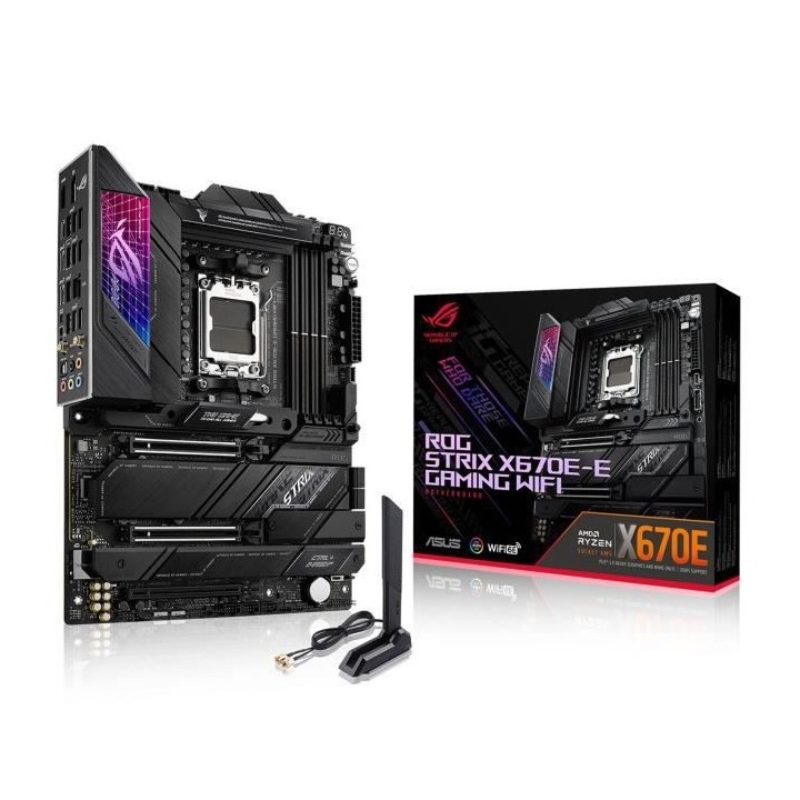 ASUS ROG STRIX X670E-E GAMING WIFI Carte mere Socket AM5 AMD X670
