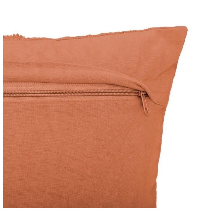 Coussin Tuft Inca - 40 x 40 cm - Terracotta