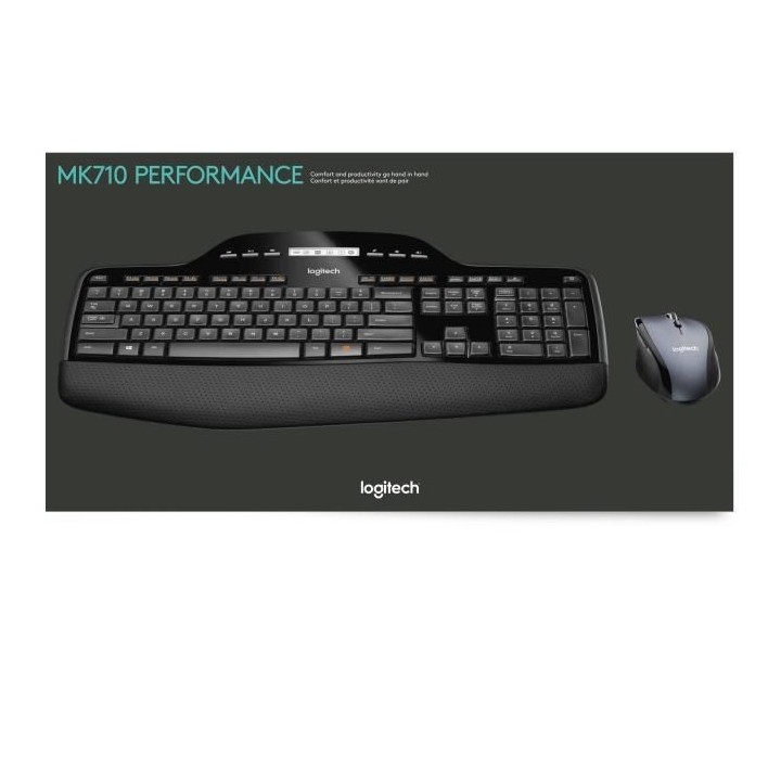Logitech pack clavier-souris sans fil - MK710