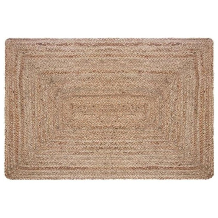 ATMOSPHERA Tapis jute Histoire - Naturel - 60x90 cm