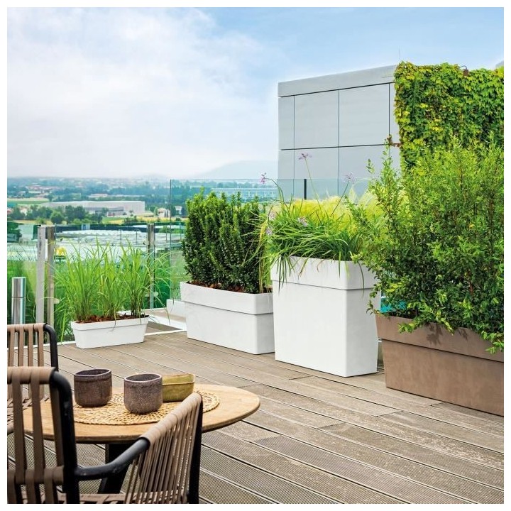 Muret haut LIKE R - Hauteur 78 cm - Blanc - DEROMA