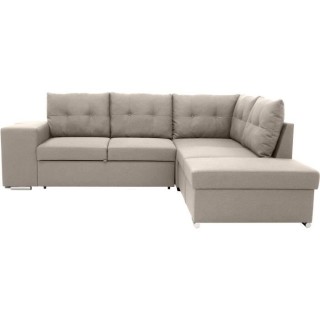 Canapé d'angle convertible réversible 4-5 places MITCHELL - Tissu Be
