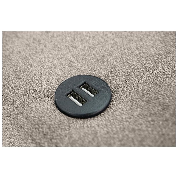 Canapé d'angle convertible réversible 4-5 places MITCHELL - Tissu Be