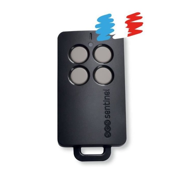SCS Sentinel - Télécommande de Portail 4 Canaux avec Code Secret Tou