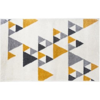 Tapis Triangle Ilan - Jaune ocre - 120x170 cm