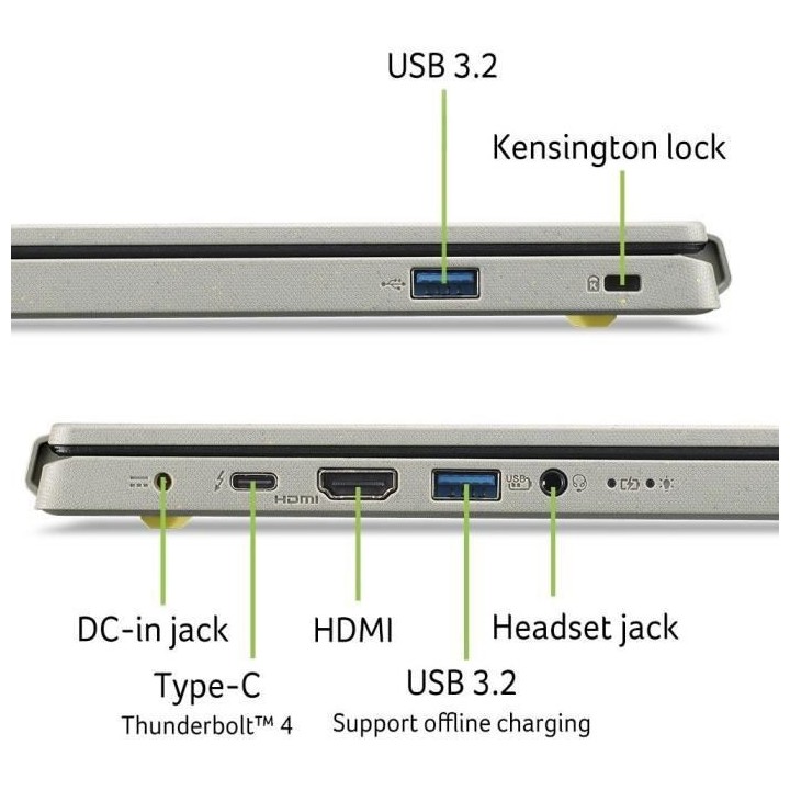 PC Portable - ACER - Aspire Vero AV14-51-51LU - 14FHD IPS - Core i5-12
