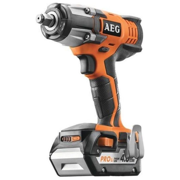 Boulonneuse a chocs AEG 18V - 2 batteries 4.0Ah - 1 chargeur 80mins -