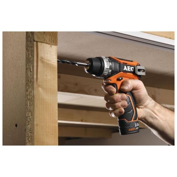 AEG Perceuse-visseuse BS12C2-202C - 12 V - 32 Nm - Avec 2 batteries 2