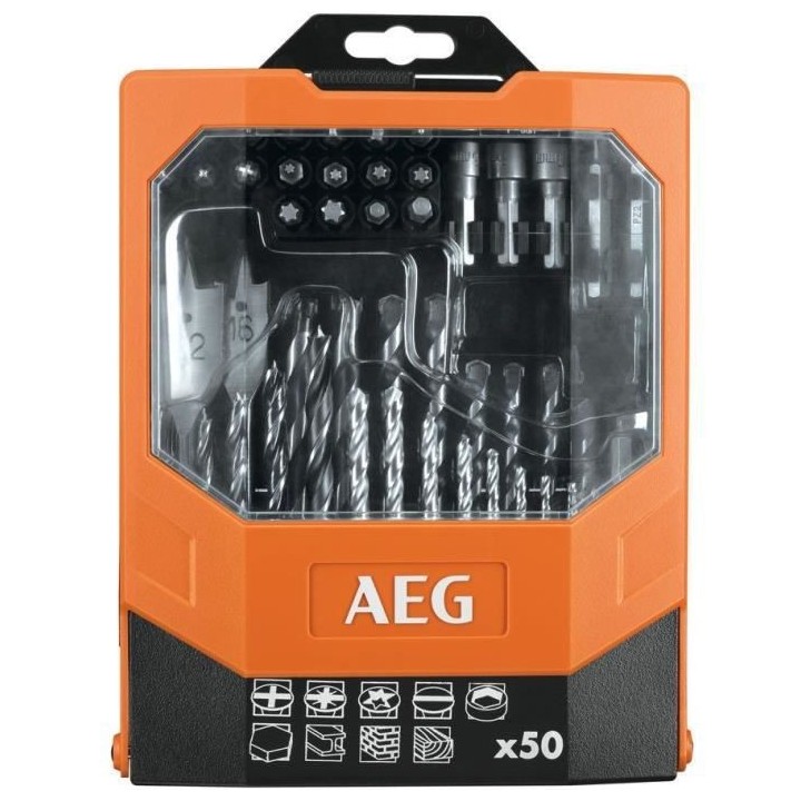 AEG - Coffret d'accessoires 50 pieces - AAKDD50