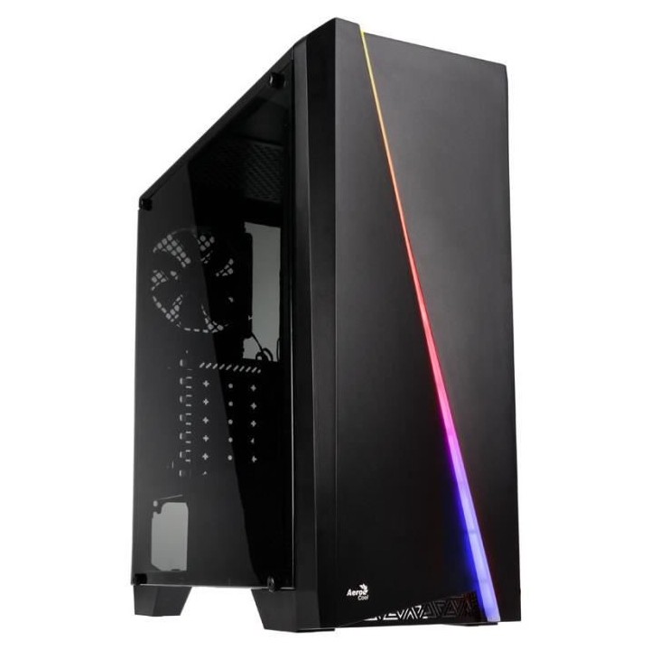 AEROCOOL BOITIER PC Cylon - Noir - Acrylique - Format ATX (ACCM-PV1001