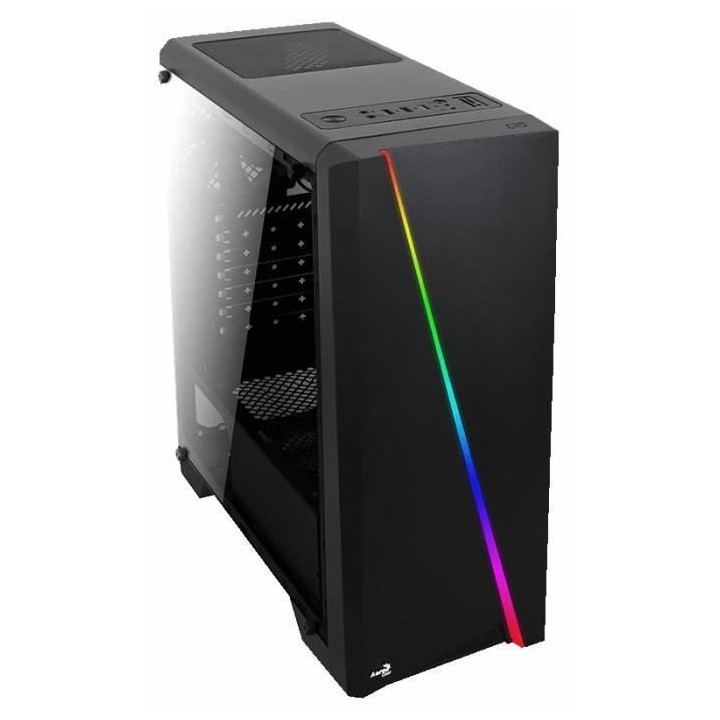 AEROCOOL BOITIER PC Cylon - Noir - Acrylique - Format ATX (ACCM-PV1001