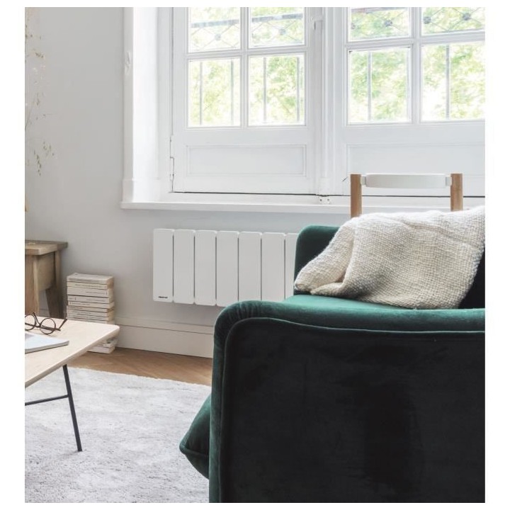 Radiateur électrique a inertie fonte AIRELEC Fontea modele Bas 750 Wa