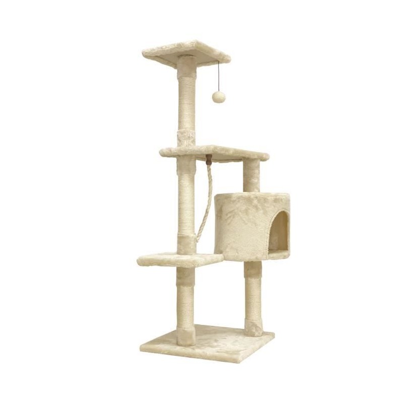 Arbre a chat PALOMA - 40x40x114cm - Beige