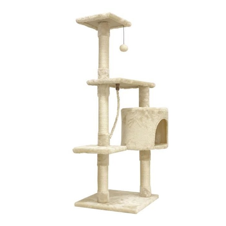 Arbre a chat PALOMA - 40x40x114cm - Beige