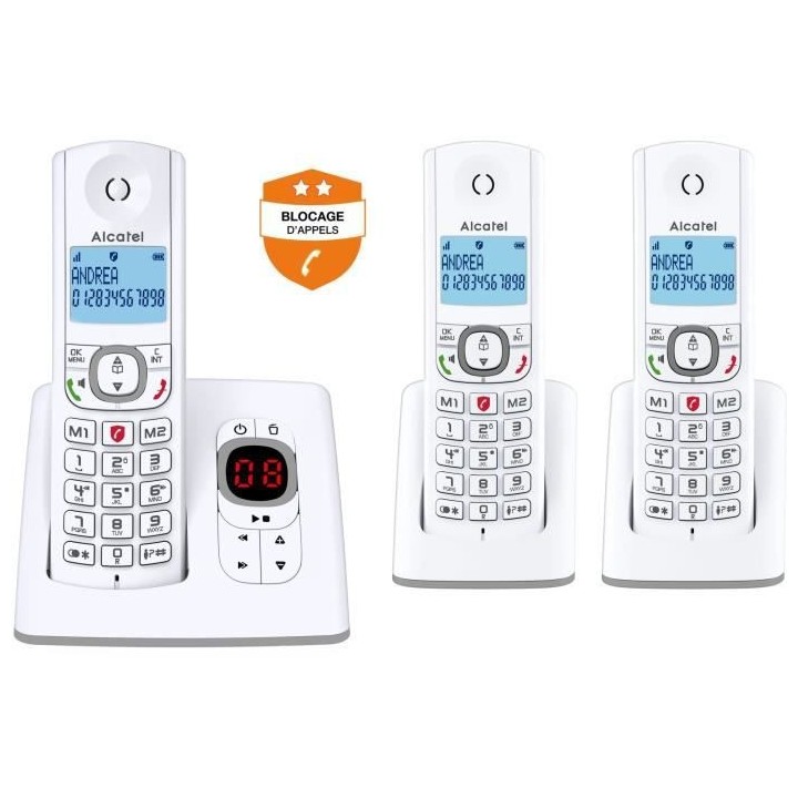 Alcatel F530 Voice Trio Repondeur gris