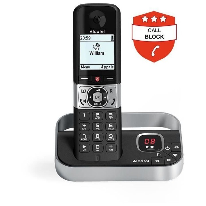 ALCATEL - F890 voice solo repondeur noir