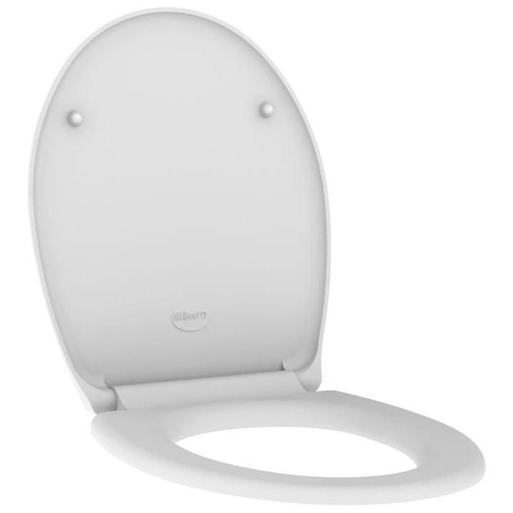 ALLIBERT Abattant de toilette a fermeture silencieuse Dolceo - Blanc m