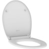 ALLIBERT Abattant de toilette a fermeture silencieuse Dolceo - Blanc mat