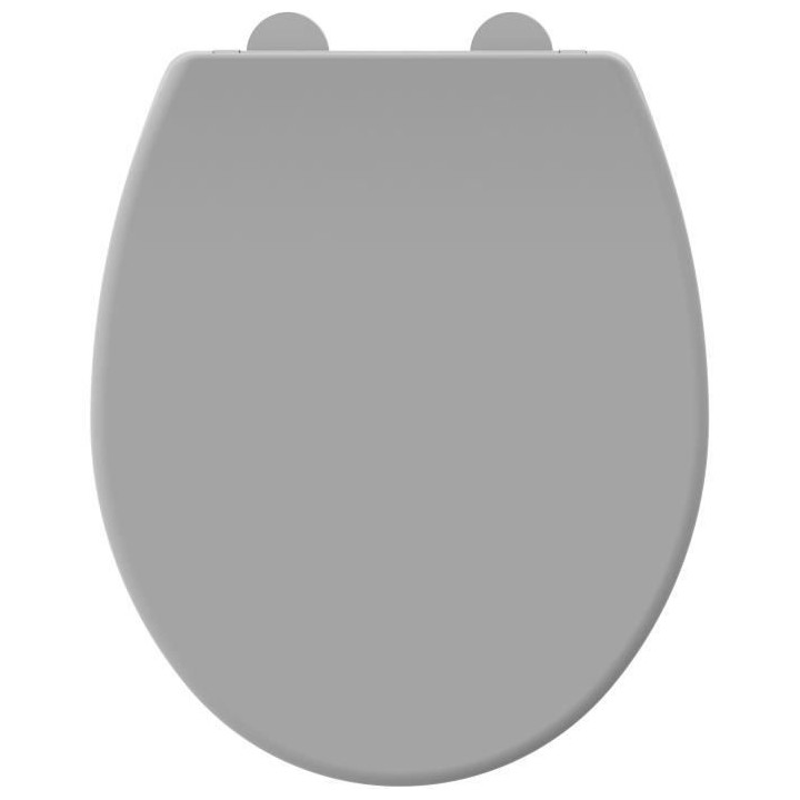 ALLIBERT Abattant de toilette a fermeture silencieuse Dolceo - Gris ma