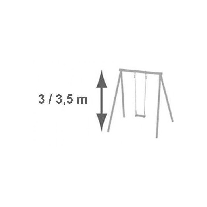 Jeux d'anneaux métal - pour portique 3 a 3,50m - TRIGANO