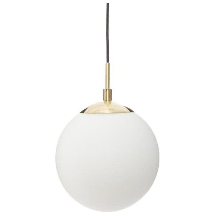 Suspension boule - Ø 20 cm - Blanc