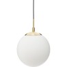 Suspension boule - Ø 20 cm - Blanc