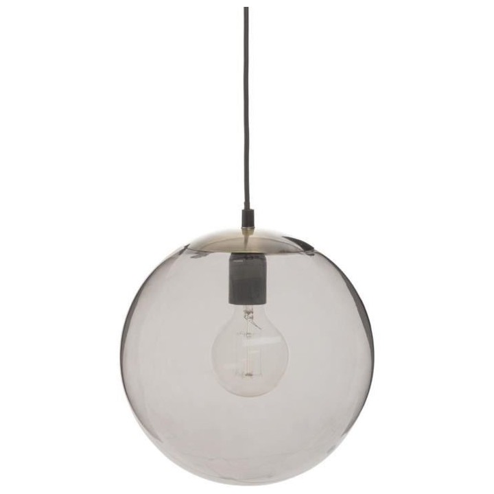 Suspension boule en verre fumé Archi - Ø 25 cm