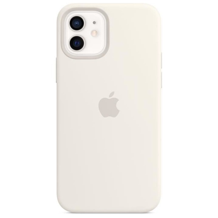 Coque APPLE iPhone 12_12 Pro siliconel White