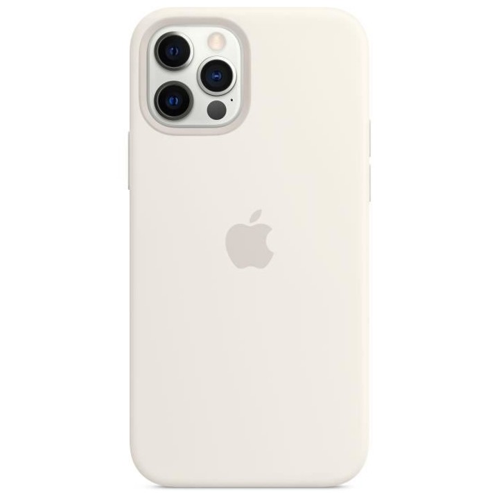 Coque APPLE iPhone 12_12 Pro siliconel White