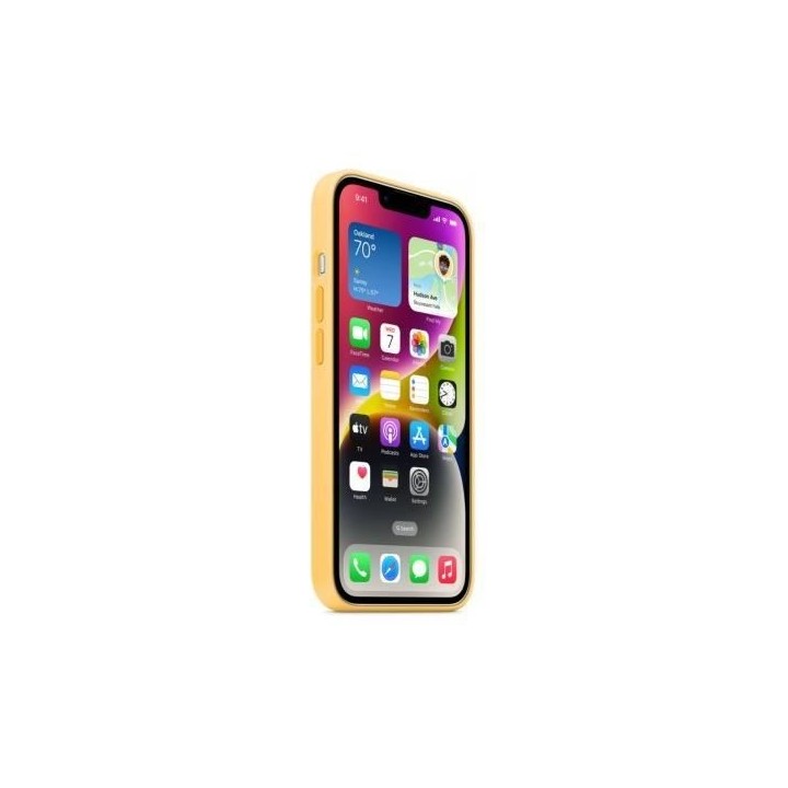 Coque APPLE iPhone 14 silicone Sunglow