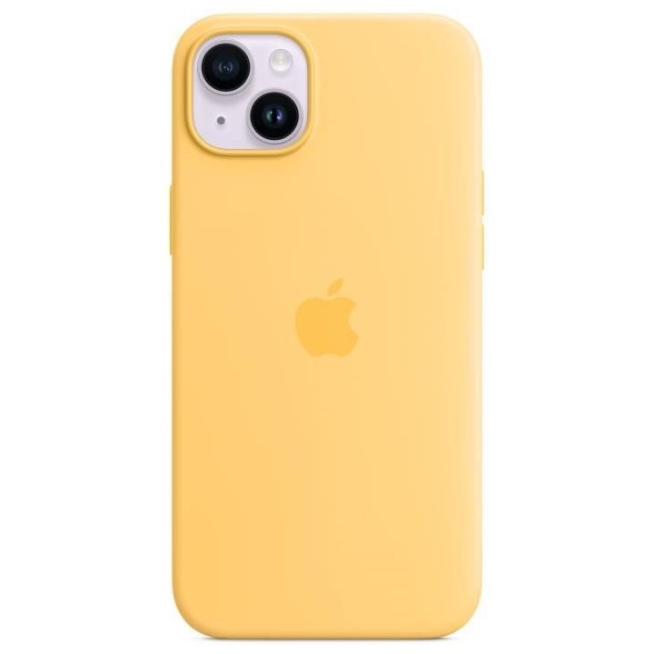 Coque APPLE iPhone 14 Plus silicone Sunglow